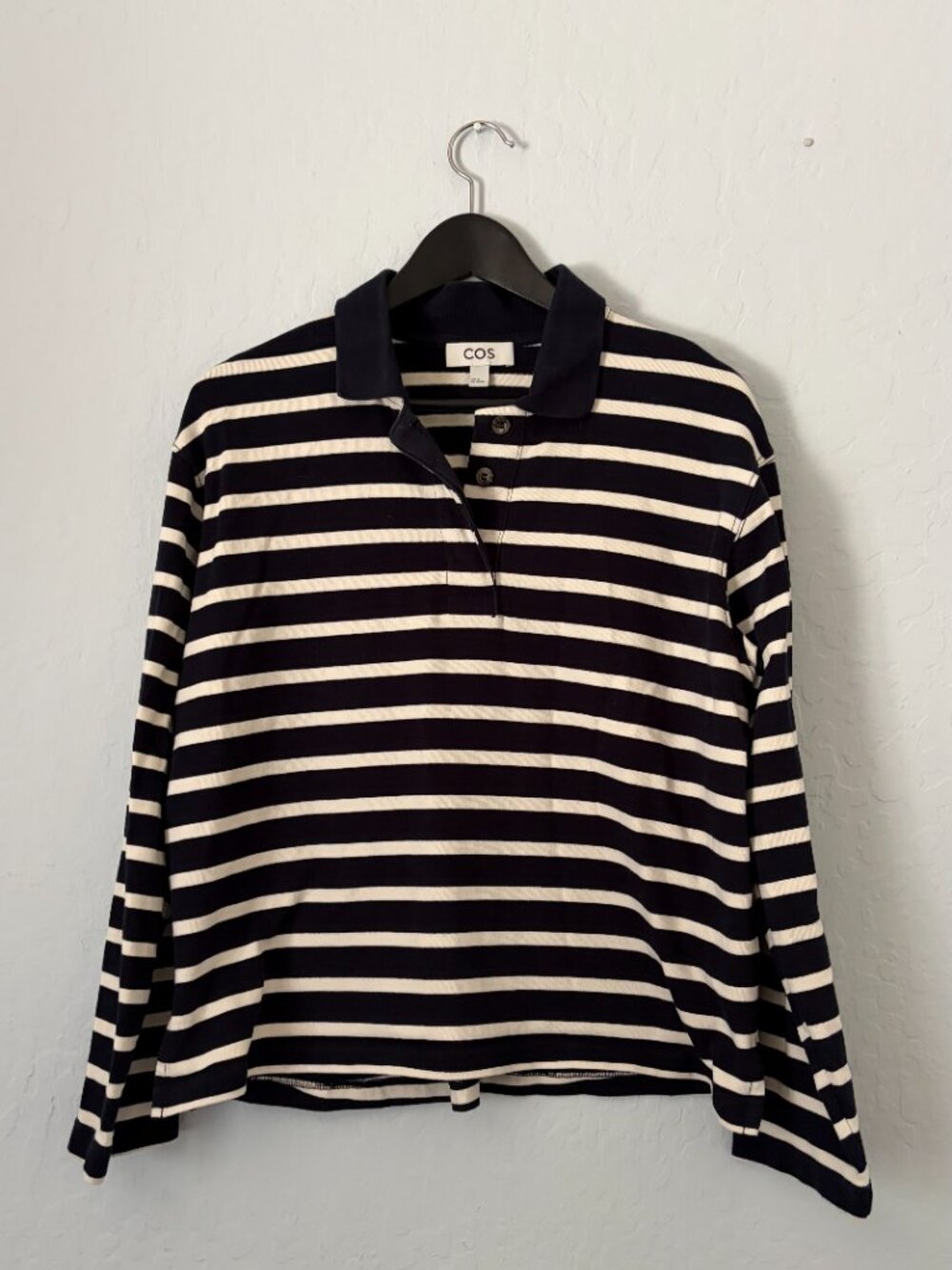 COS Rugby-Style Polo Shirt - Picture 8 of 9